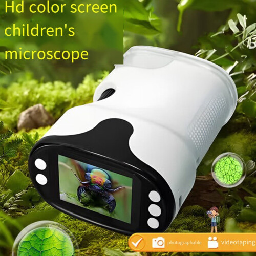 Handheld microscopen 1000X kindermicroscoop oplaadbare mini digitale pocket slides kit cadeau 2