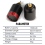 Mini draadloze tattoo-voeding 1350 mAh display draagbare oplaadbare batterij voor machine pen interface D 6