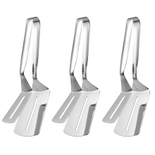 3 stuks dubbelzijdige schepklem, verbeterde grillklem voor koken, voedselklem voor buitengrillen
