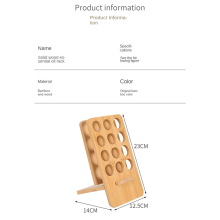 12 gaten 15 ml houten displaystandaard voor etherische olieflessen voor aromatherapie, parfumflessen, opbergrek