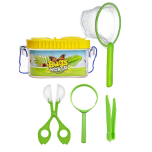 Nieuwe 5-delige set voor het verkennen van de natuur in de buitenlucht, insectenobservatiebox voor kinderen, insectenkijker met gebonden vangset