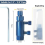 Gebroken pijpdraad extractor, klep gestripte schroefkraan kleppen schroeven extractor 3