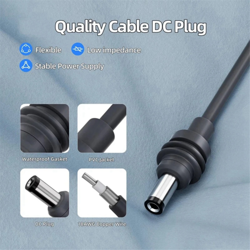 Stroomkabel voor batterij-miniladeradapter naar DC-snoerstekker 2