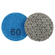 1 stuk 2 inch/50 mm gegalvaniseerde diamantpolijstpad voor tegels, glas, metaal, hout, slijp- en ontbraamschijf P60