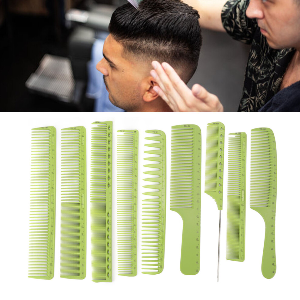 9 Pcs Professional High Temp Resistant Hair Comb Set for Styling and Teasing