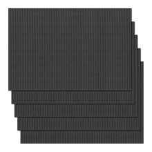 5 vellen 0,5 mm Fursuit Eyes Mesh, waterdichte printbare oognetten voor harige cosplay, rekwisieten, fursuits knutselen zwart