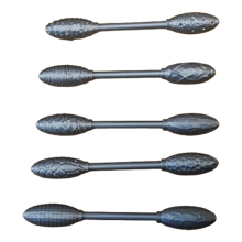 Kunstproject Textuurgereedschapset, 5-delige ovale patroonrollerset, DIY knutselmodelstokjes 5 stuks