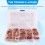300 stuks koperen ringcombinatiedoosafdichtingspakking metaal plat 5