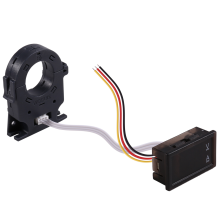 400A digitale Hall-ampèremeter, acculader, ontlader, geïsoleerde voltmeter met dubbel display, DC 12V, 24V, 48V, 60V, 72V, auto