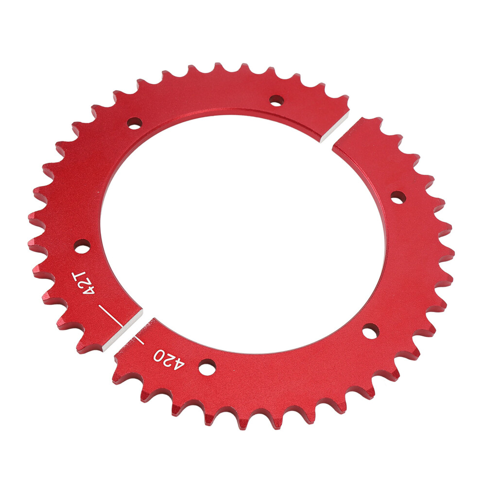 42T Split Sprocket For Predator 420 Chain Mini Bike & Go Kart Racing 5021331096994