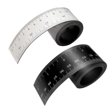 2 stuks 39,37 inch magnetische liniaal, flexibel met magnetische meetlinten in inches en centimeters voor draaibanken en werkplaatsen
