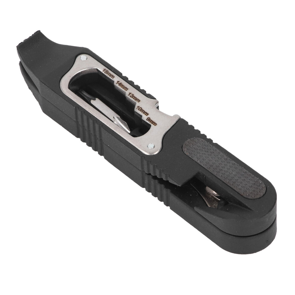 Portable Bike Repair Kit with Ratchet Wrench & Tire Lever, Alloy/ Nylon