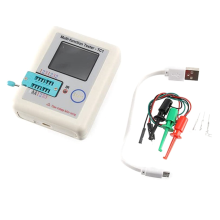 Kleurrijke display Multifunctionele TFT-achtergrondverlichting Transistor -TC1 Tester voor Diode Triode Condensator Weerstand