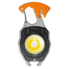 Draagbare sleutelhanger voor buiten, multifunctionele waterdichte oplaadbare COB-flesopener en schroevendraaiers