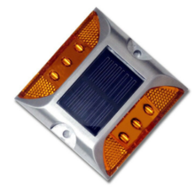 Waterdichte LED-grondmarkeringslampen op zonne-energie voor buiten, oprit, snelweg, spijkerlamp