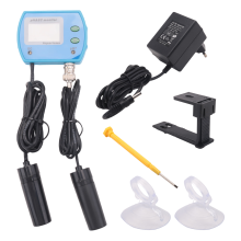 Online PH/EC-monitormeter Acidometer 2 in 1 voor aquarium Multi-parameter waterkwaliteit EU-stekker