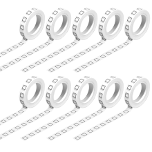 10 rollen Checkbox Washi Tapes 8MM dun decoratief afplakband zelfklevend knutselmateriaal voor thuis, school en kantoor