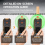 Stud Finder Wandscanner Laser Afstandsmeter, Multifunctionele Locator met Geüpgraded Display en Stem 4