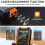 Stud Finder Wandscanner Laser Afstandsmeter, Multifunctionele Locator met Geüpgraded Display en Stem 6