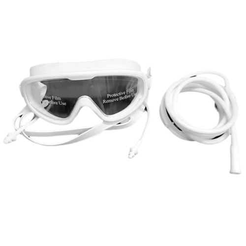 Waterstofbril Oogmasker Zuigkoelgenerator Inhalatiemachine Accessoires Wit