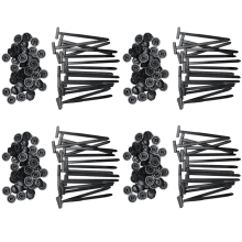300 stuks nylon kabelbinders, universele zelfborgende ritssluiting voor het vastmaken en organiseren van kabels met gesp met pin en drukknoop