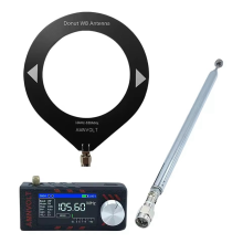 SI4732 ESP-32-S3 Radio-ontvanger 0,5-108 MHz LSB USB AM FM HF SW MW VHF met antenne 1,9 inch FM/AM C