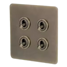 220V tuimelschakelaar vintage bronzen stopcontacten en schakelaars wandlamp dimmer stopcontactplaat, F