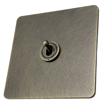 220V tuimelschakelaar vintage bronzen stopcontacten en schakelaars wandlamp dimmer stopcontactplaat, B