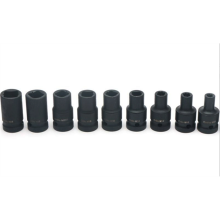 9 stuks tapdoppen van molybdeenstaal met 1/2 inch aandrijving voor elektrische pneumatische handsleutelset