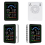 10 in 1 Luchtkwaliteitsmonitor Detector CO2 TVOC PM2.5 Temperatuur en Vochtigheid Wit 2