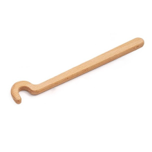 Houten lange steel stans modelleergereedschap DIY keramische randvormhulpmiddel snelvormen aardewerk S