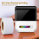 Mini draagbare printer, thermische printer, stickerzak, zelfklevende etikettenmaker 6