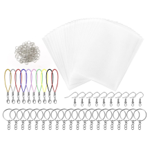 Sleutelhangerset van krimpfolie, 165-delige kunstset voor kinderen, doe-het-zelf ornamenten - knutselen