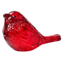 Verzamelbare beeldjes van geblazen glazen vogels, kristallen cadeaus voor dierenliefhebbers, tafeldecoratie en woonaccessoires.