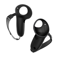 Siliconen beschermhoes met knokkelband voor 3 controllergrepen, handvatbeschermer, VR-accessoires