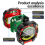 626 Multitester 600V spanningstest 6000 tellingen Multimeter Draagbare ohmstroommeter Oplaadbare USB-detector Gereedschap 5