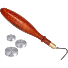 Pottenbakkersgereedschapset, L-vormig wolfraamgereedschap + snijcentrifuge (30 mm/38 mm/45 mm) voor pottenbakkers en kleikunstenaars