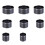 8 maten perforatorset voor leren cirkels, rond 20 mm - 55 mm hol 8