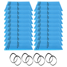 20 stuks nat-droogfilters voor Stinger 2,5 tot 5 gallons, voor 9-38737 met 8 bevestigingsbanden
