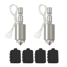 0,4/0,6 mm hotend voor 3 Max snelwisselbare geharde stalen nozzle-extruder hotend met extra 2 stuks siliconen hoes