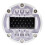 Solar Road Stud met 6 schroeven, ingebedde LED-kattenogen 7