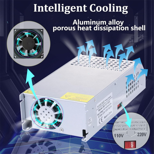 DC 60V 20A 1200W voeding 110V AC naar converter schakeltransformator voor aandrijfsensor 2