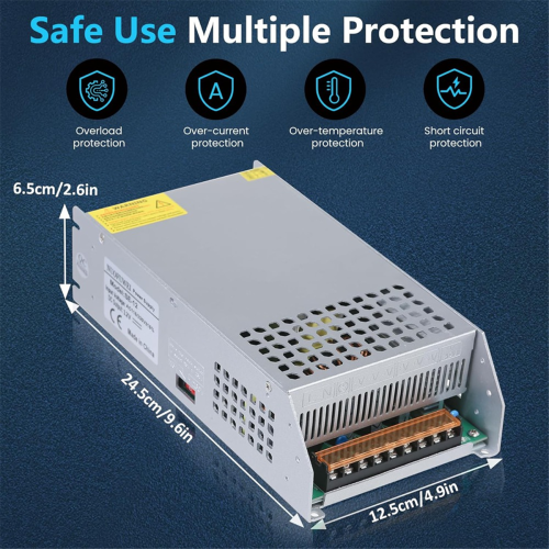 DC 60V 20A 1200W voeding 110V AC naar converter schakeltransformator voor aandrijfsensor 1