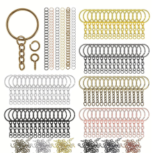 Sleutelhangerset voor knutselwerkjes, inclusief doe-het-zelfbenodigdheden (25 mm, gemengde kleuren)