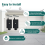 41A4373A Garagedeurveiligheidssensor voor openers en beugel 2