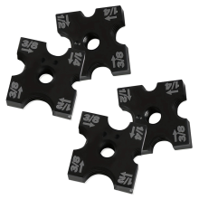 2Set 48-44-2872 1/4In,3/8In,1/2In Vervangende snijmatrijs voor 2872-20,2872-21 Borstelloze draadstangsnijder