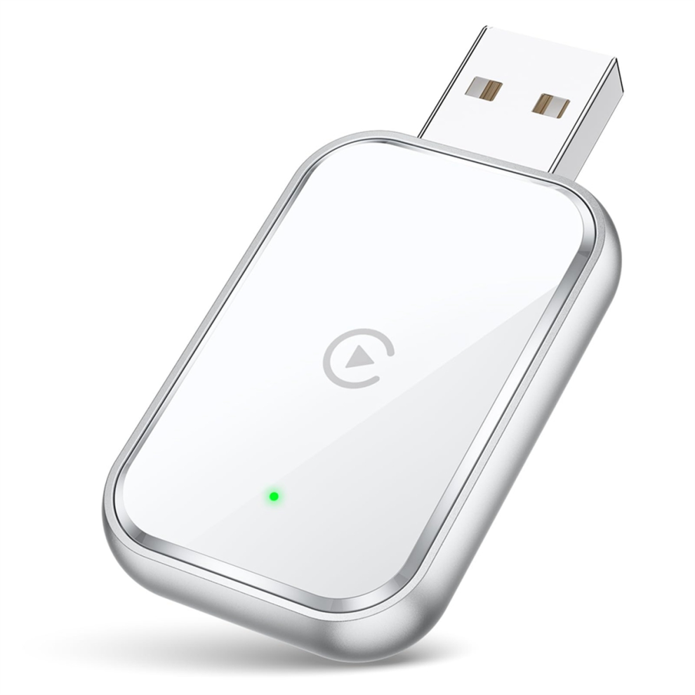 Draadloze Carplay-Adapter Voor, Bedraad Naar Carplay, Draadloos Carplay Met Kabel Usb & USB-C A-image
