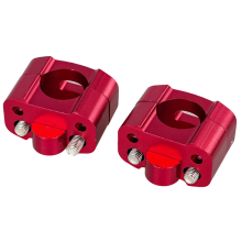 Motocross straatauto modificatie CNC stuur 28mm richting aluminium klem adapter code houder 2-pack