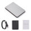 2.5" External USB 3.0 Hard Drive 1TB Silver Portable 11.5cm 2