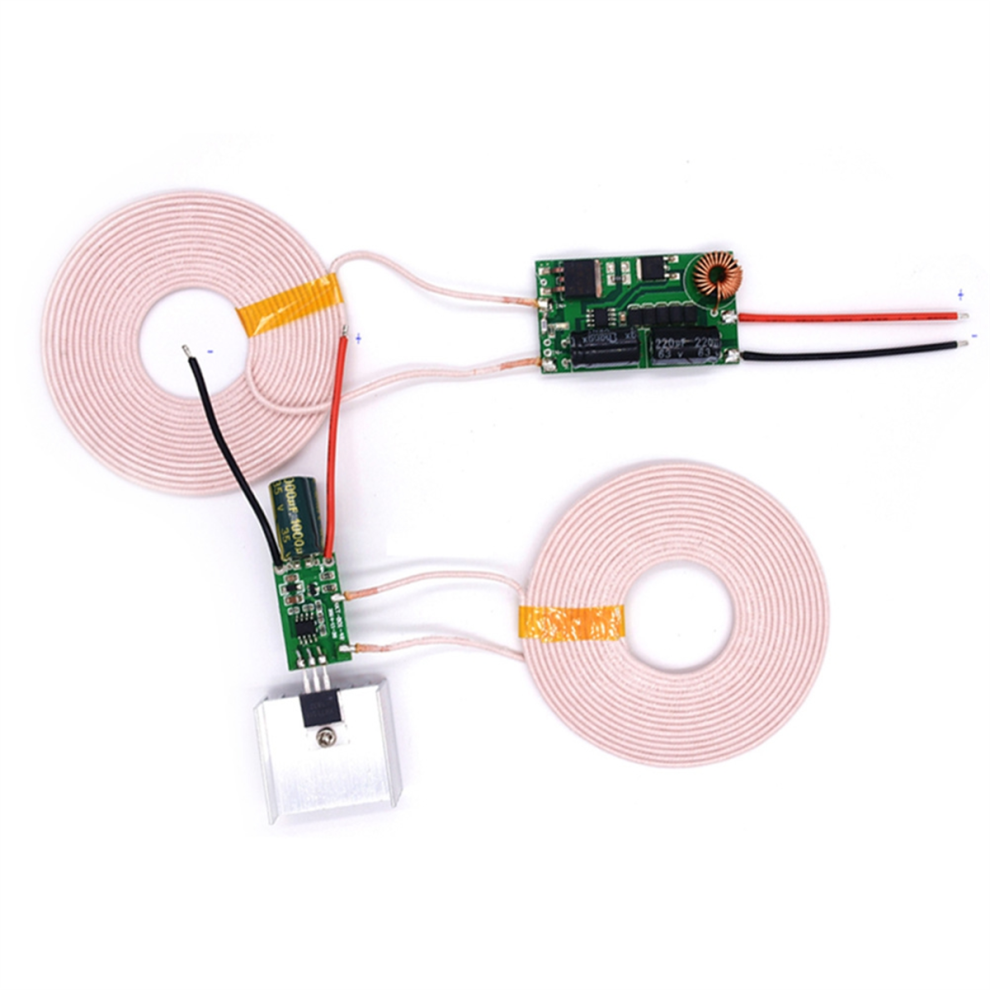 36W Dc 12V 3A Draadloze Power Module Oplaadspoel Inductie Ontvanger + Zender-image